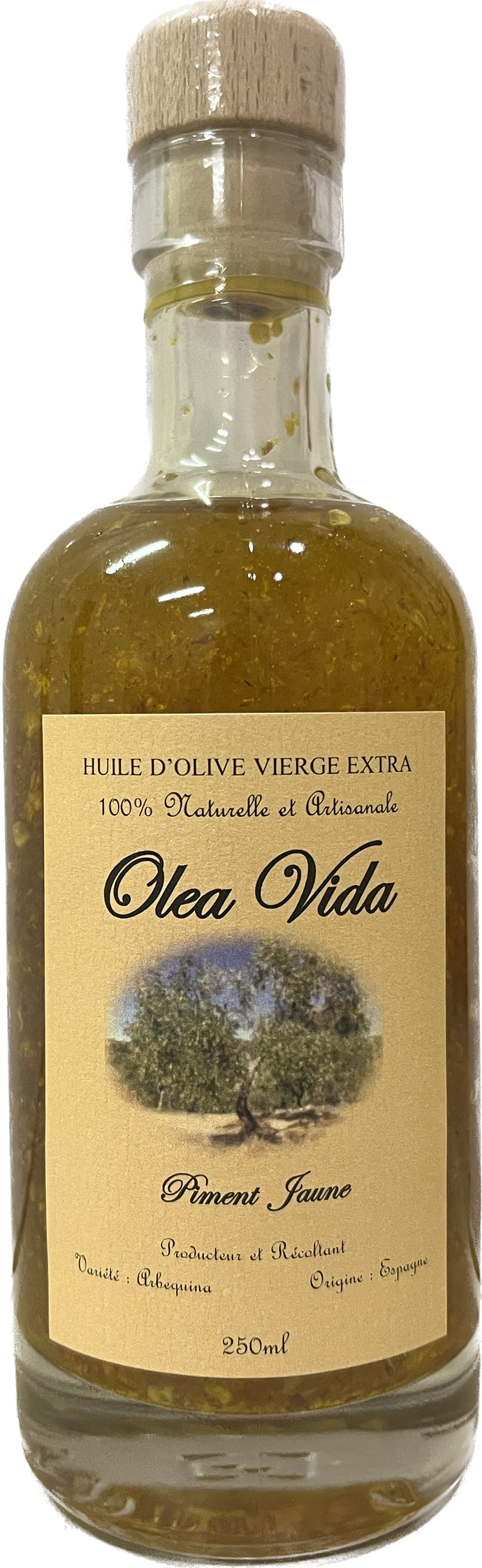 Huile d'Olive au Piment jaune  250ml